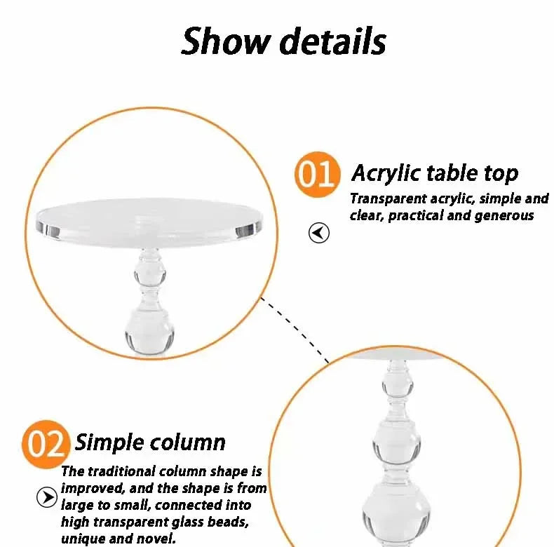 Transparent Coffee Table Sofa Beside Round Tables Modern Household Living Room Small Tea Table Creative Furniture Decorations