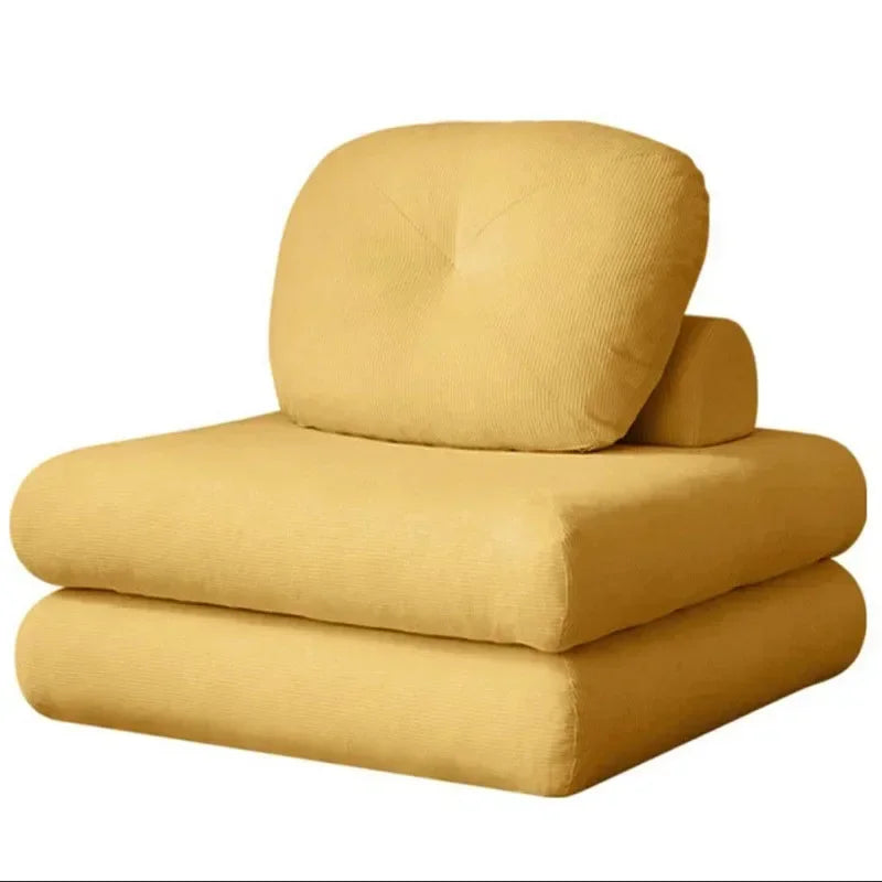 Foldable Living Room Sofa Bed Comfortable Single Sofas Folding Lazy Relax Pliable Sofa Multifunctional Pull Out Convertible Beds