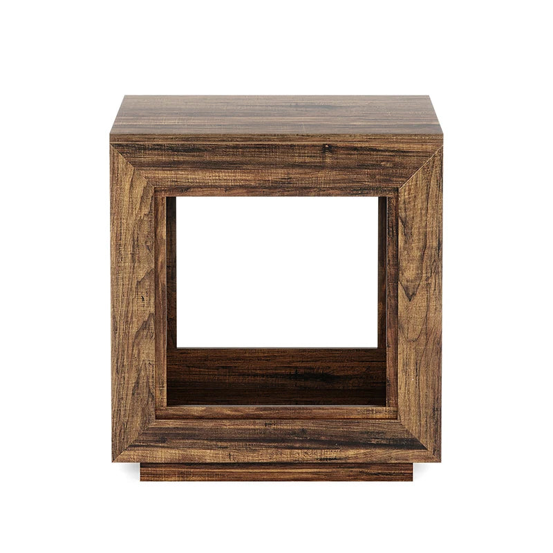 Wood Coffee Table Modern Multifunction Side Table Square Removable Tea Tables Small Storage Nightstand Aesthetic Room Furniture
