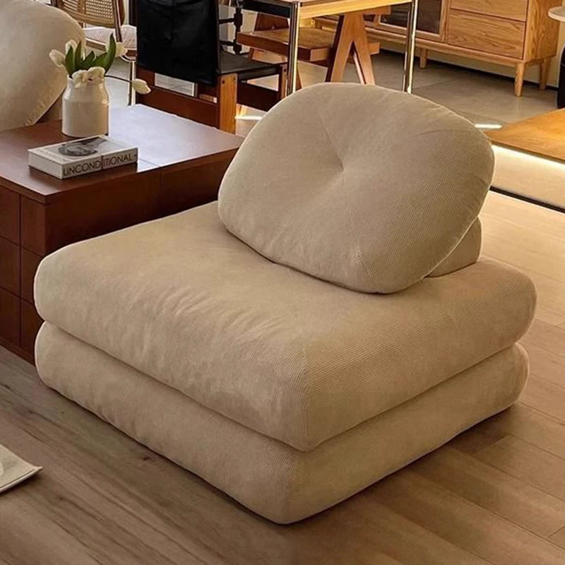 Foldable Living Room Sofa Bed Comfortable Single Sofas Folding Lazy Relax Pliable Sofa Multifunctional Pull Out Convertible Beds