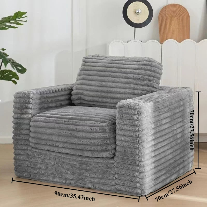 Minimalism Living Room Sofas Nordic Modern Lazy Sofa Relaxing Air 1-person Sofas Movable Comfortable Giant Armchairs Household