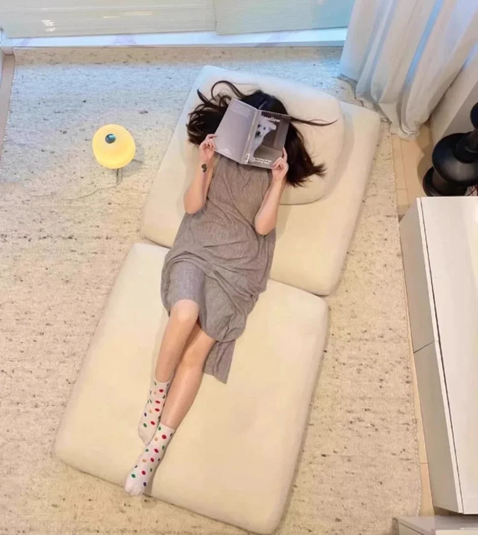 Foldable Living Room Sofa Bed Comfortable Single Sofas Folding Lazy Relax Pliable Sofa Multifunctional Pull Out Convertible Beds