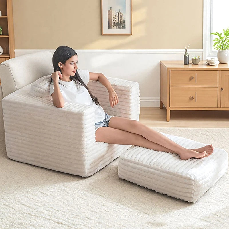 Minimalism Living Room Sofas Nordic Modern Lazy Sofa Relaxing Air 1-person Sofas Movable Comfortable Giant Armchairs Household