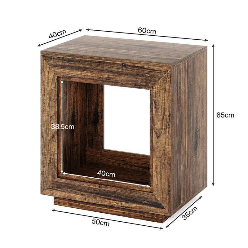 Wood Coffee Table Modern Multifunction Side Table Square Removable Tea Tables Small Storage Nightstand Aesthetic Room Furniture