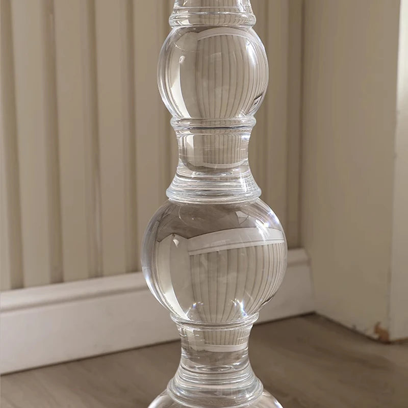 Transparent Coffee Table Sofa Beside Round Tables Modern Household Living Room Small Tea Table Creative Furniture Decorations