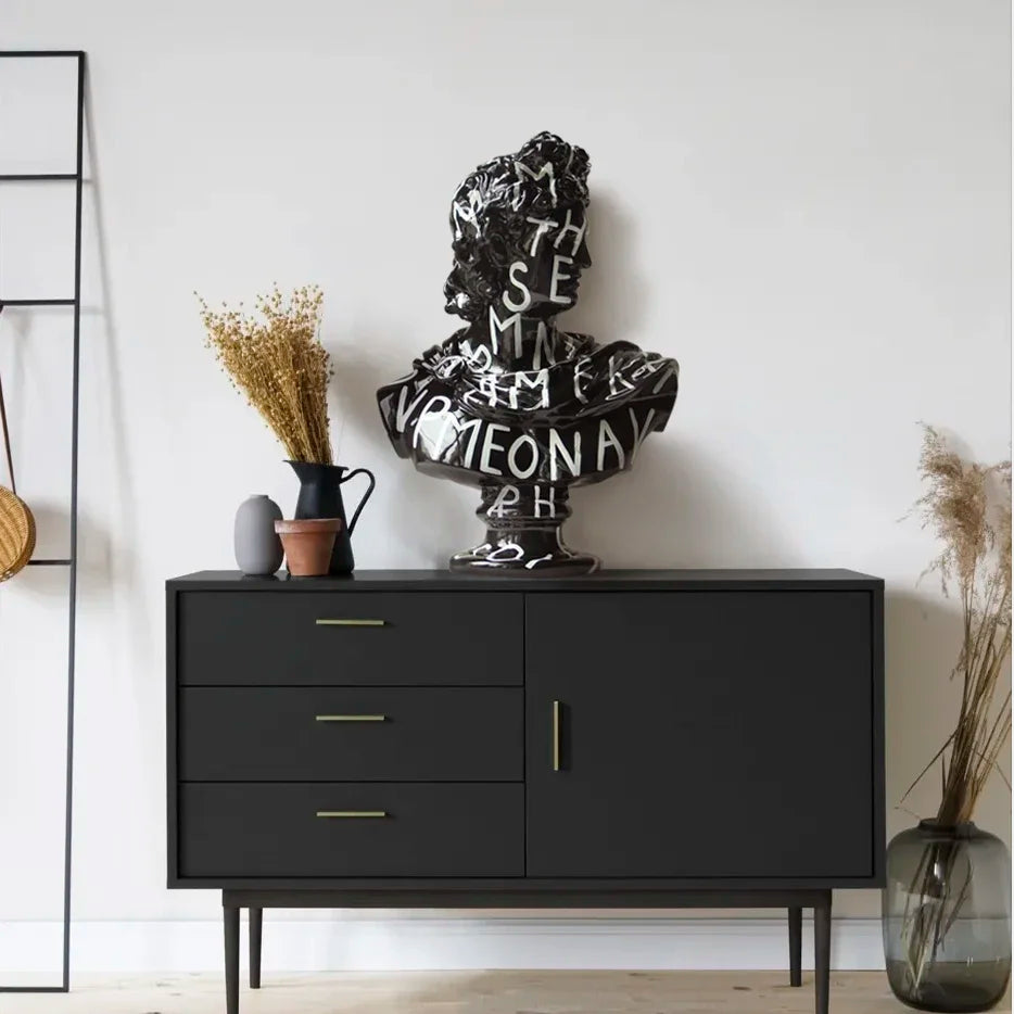 Luxury Large Sculptured Ornaments Figurines for Interior Sculptured Ornaments Nordic Statue Home Decoration Accessories Gift