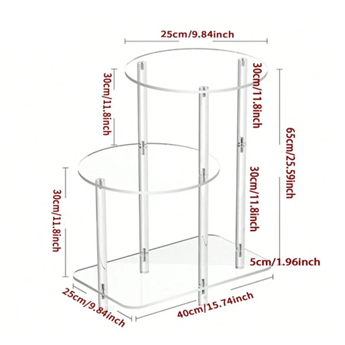 Transparent Acrylic Coffee Table Modern Sofa Beside Corner Tables Simple Living Room Side Table Portable Bedroom Storage Rack