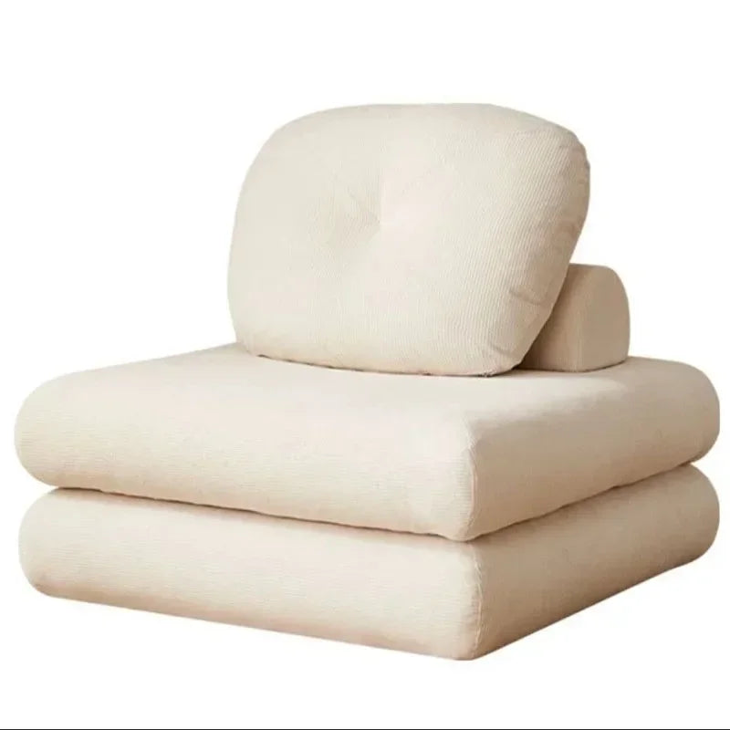 Foldable Living Room Sofa Bed Comfortable Single Sofas Folding Lazy Relax Pliable Sofa Multifunctional Pull Out Convertible Beds