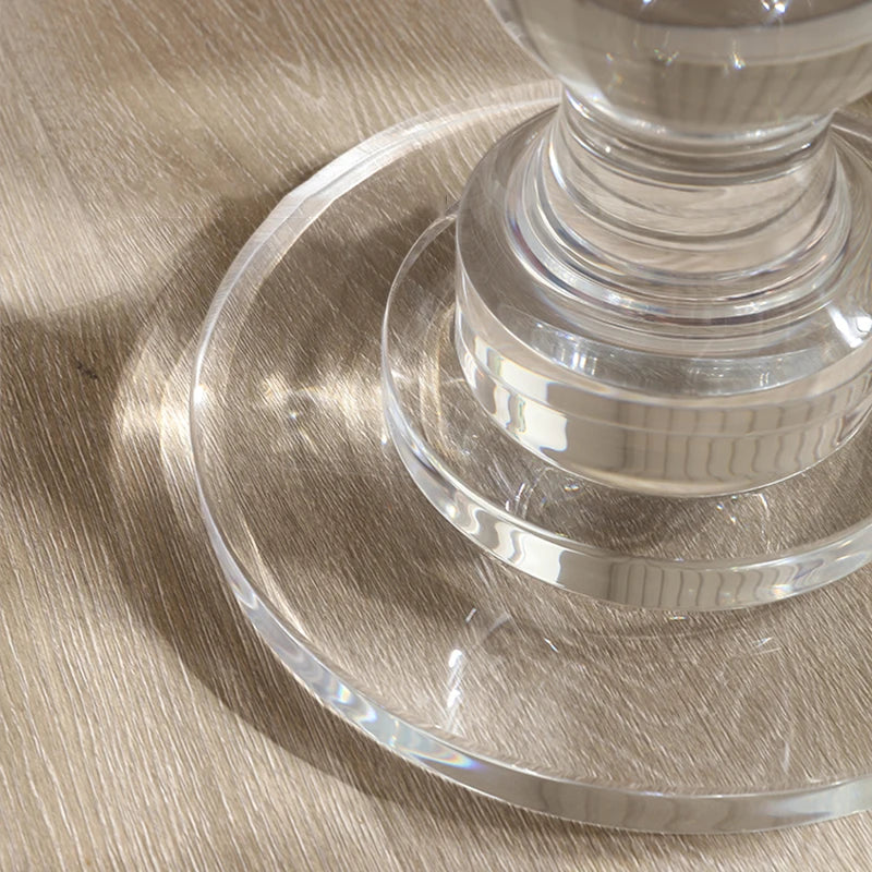 Transparent Coffee Table Sofa Beside Round Tables Modern Household Living Room Small Tea Table Creative Furniture Decorations