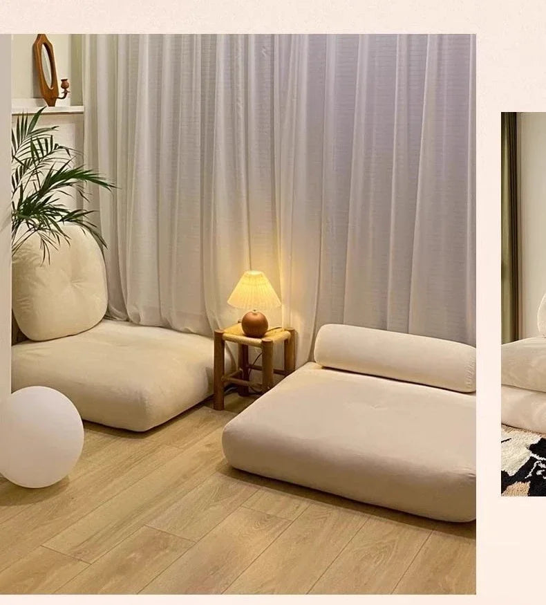 Foldable Living Room Sofa Bed Comfortable Single Sofas Folding Lazy Relax Pliable Sofa Multifunctional Pull Out Convertible Beds