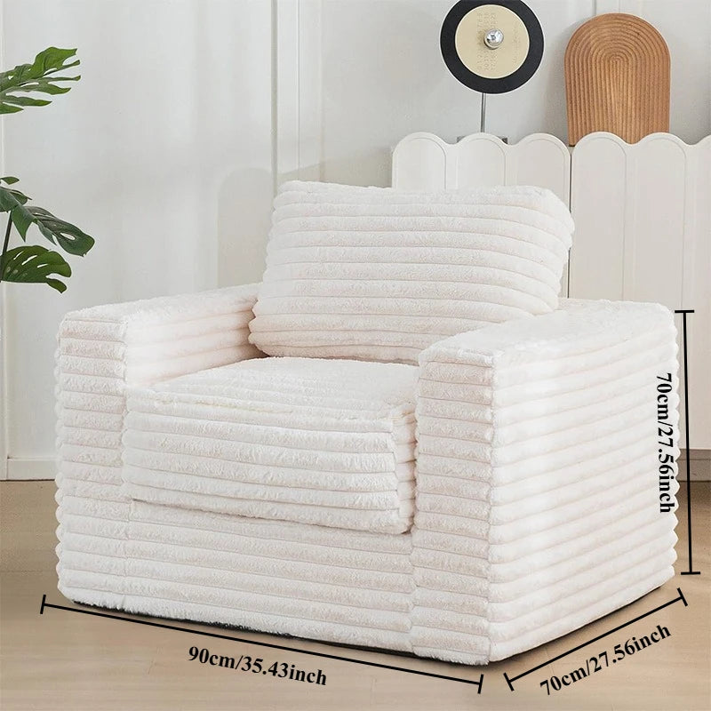 Minimalism Living Room Sofas Nordic Modern Lazy Sofa Relaxing Air 1-person Sofas Movable Comfortable Giant Armchairs Household